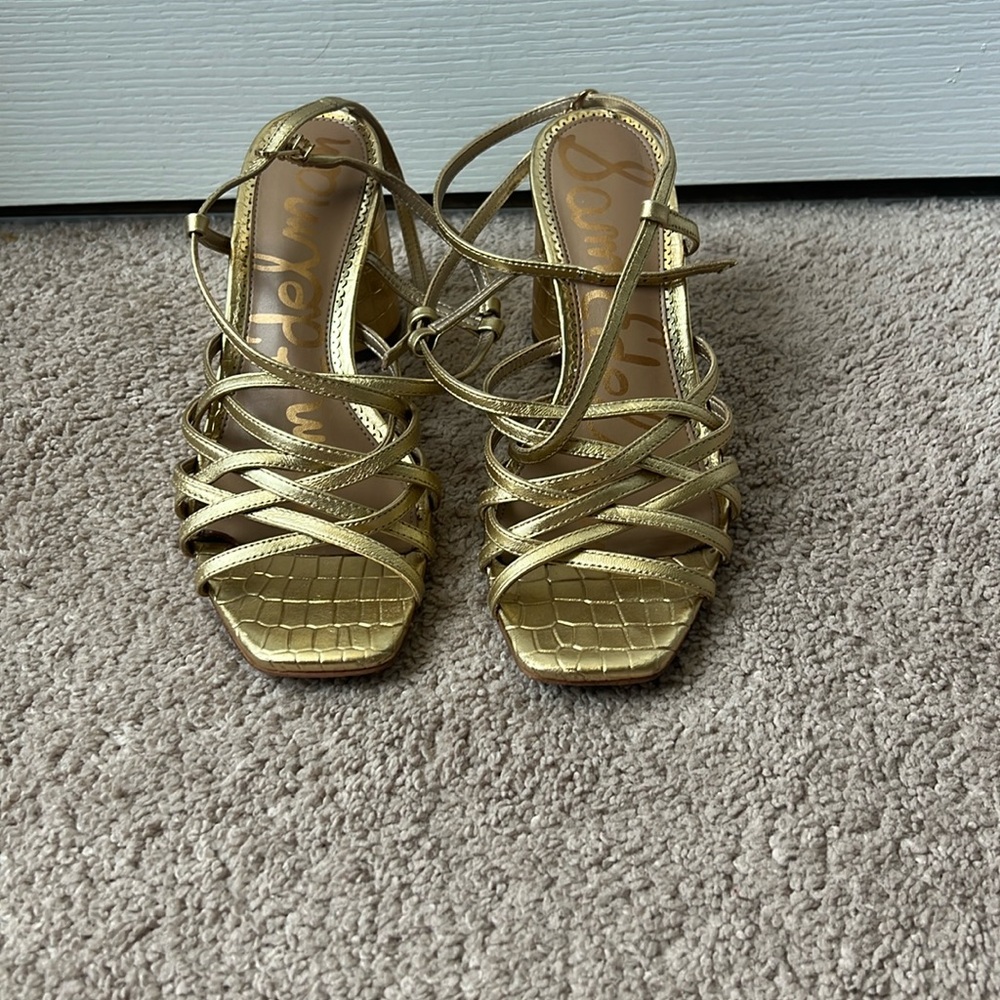 Sam Edelman Gold Heels